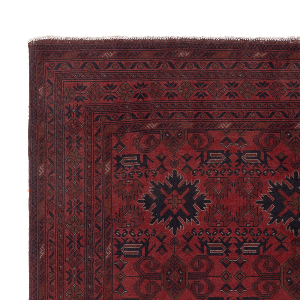 Afghan Teppich - Kunduz - 294 x 199 cm - rot