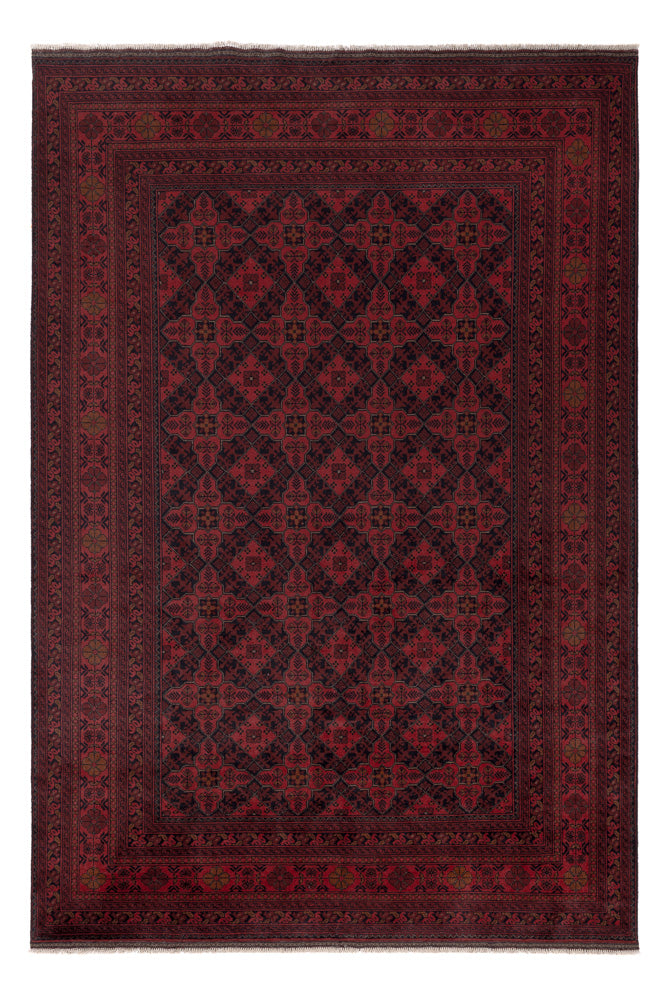 Afghan Teppich - Kunduz - 295 x 197 cm - rot