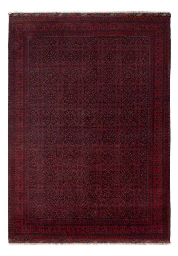 Afghan Teppich - Kunduz - 296 x 204 cm - rot