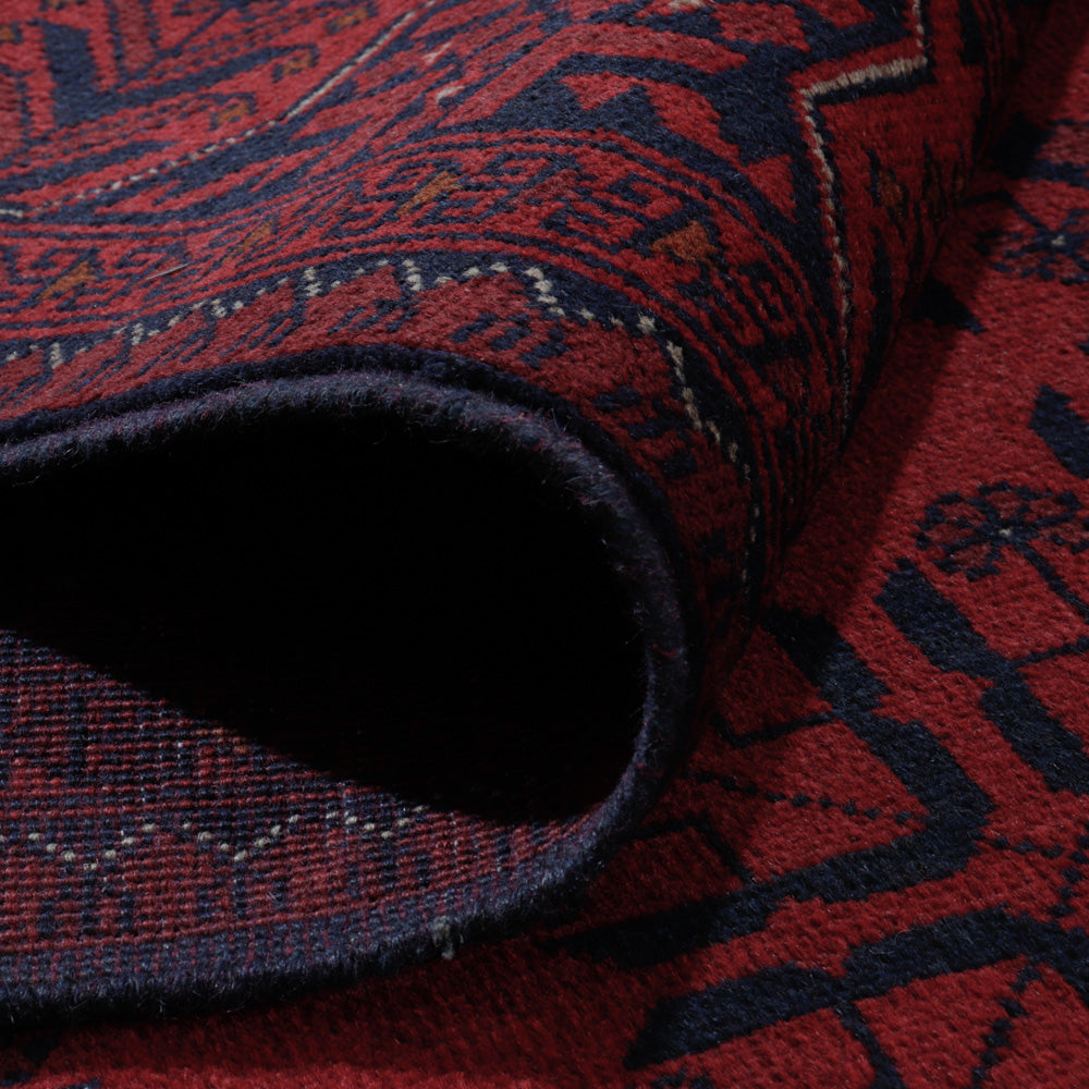 Afghan Teppich - Kunduz - 292 x 202 cm - rot