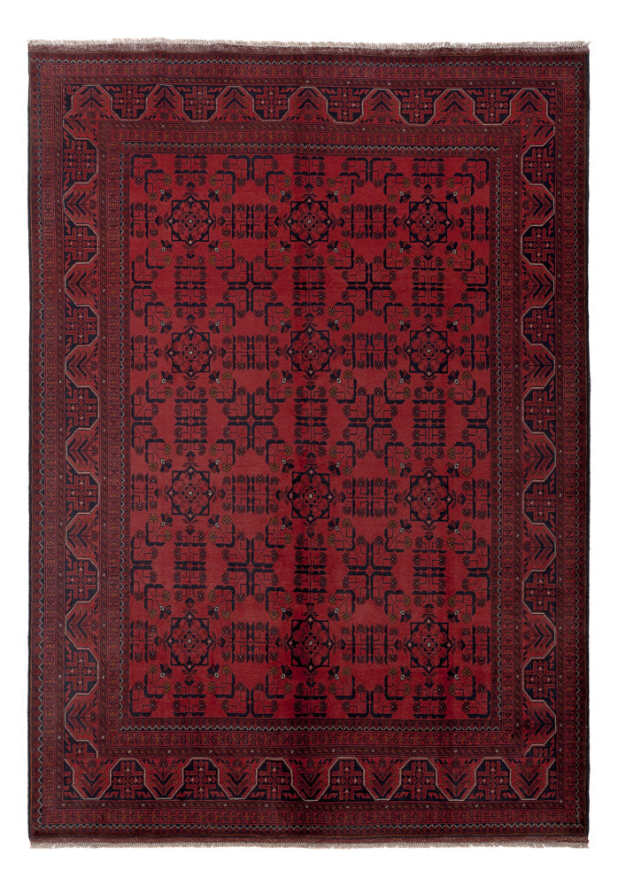 Afghan Teppich - Kunduz - 291 x 205 cm - rot