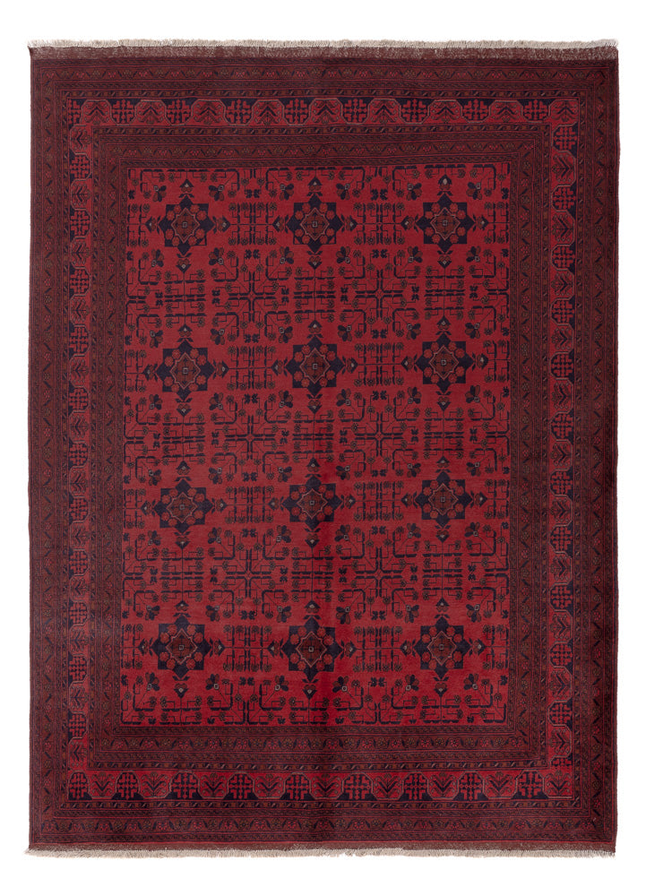 Afghan Teppich - Kunduz - 285 x 208 cm - rot