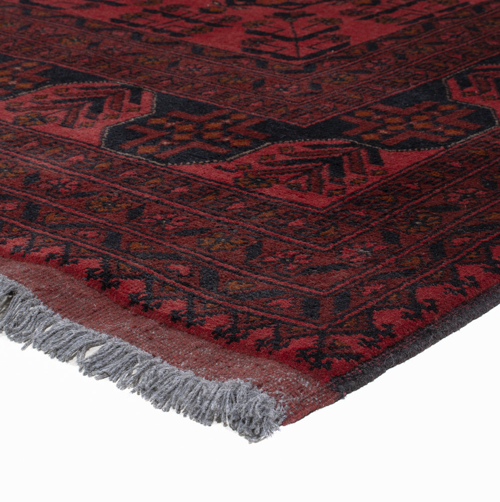 Afghan Teppich - Kunduz - 292 x 196 cm - rot