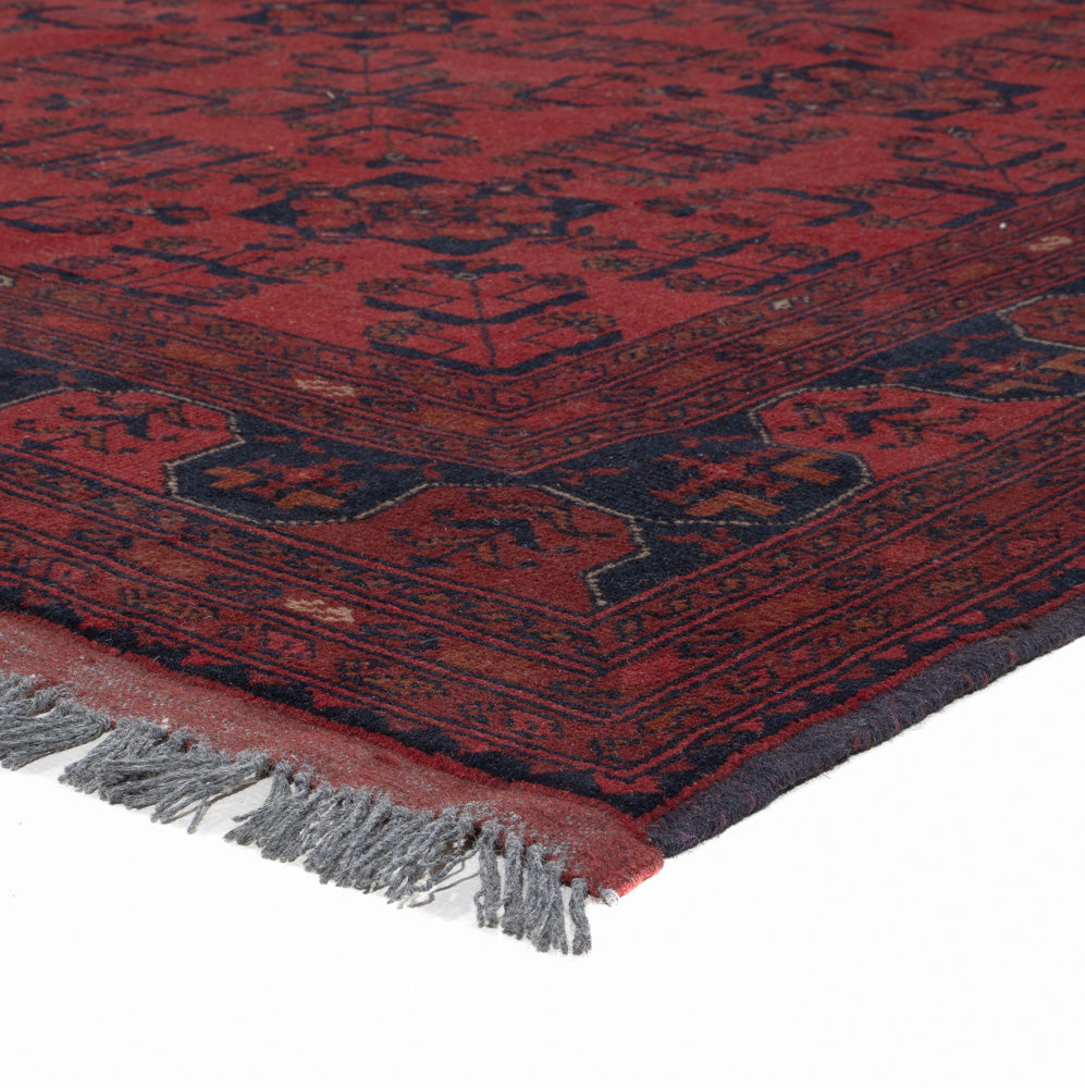 Afghan Teppich - Kunduz - 286 x 199 cm - rot