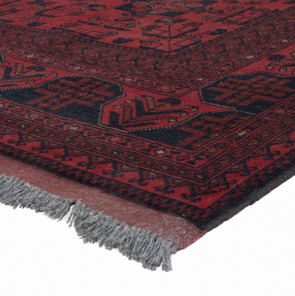 Afghan Teppich - Kunduz - 285 x 199 cm - rot