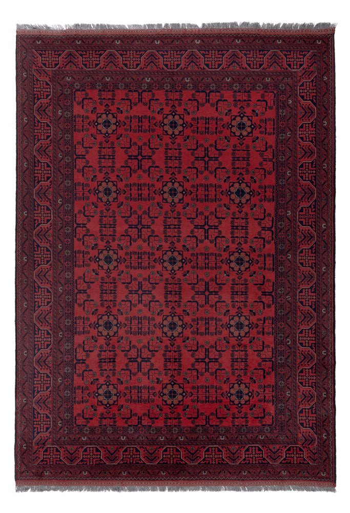 Afghan Teppich - Kunduz - 288 x 201 cm - rot