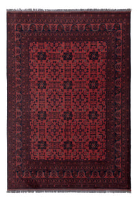 Afghan Teppich - Kunduz - 286 x 201 cm - rot