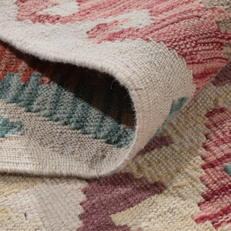 Läufer Kelim - Splash - 190 x 70 cm - mehrfarbig