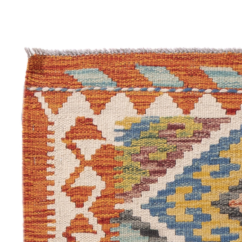 Läufer Kelim - Splash - 190 x 73 cm - mehrfarbig