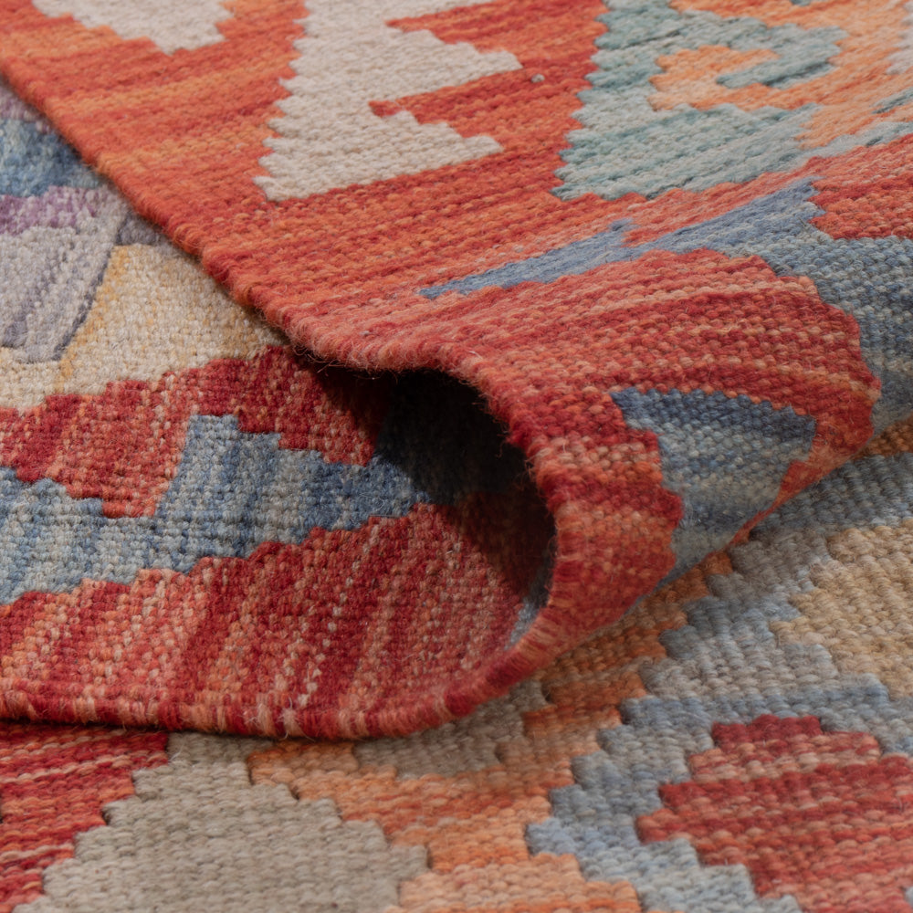 Kelim Teppich - Splash - 301 x 249 cm - mehrfarbig