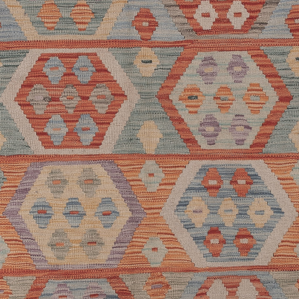 Kelim Teppich - Splash - 298 x 247 cm - mehrfarbig