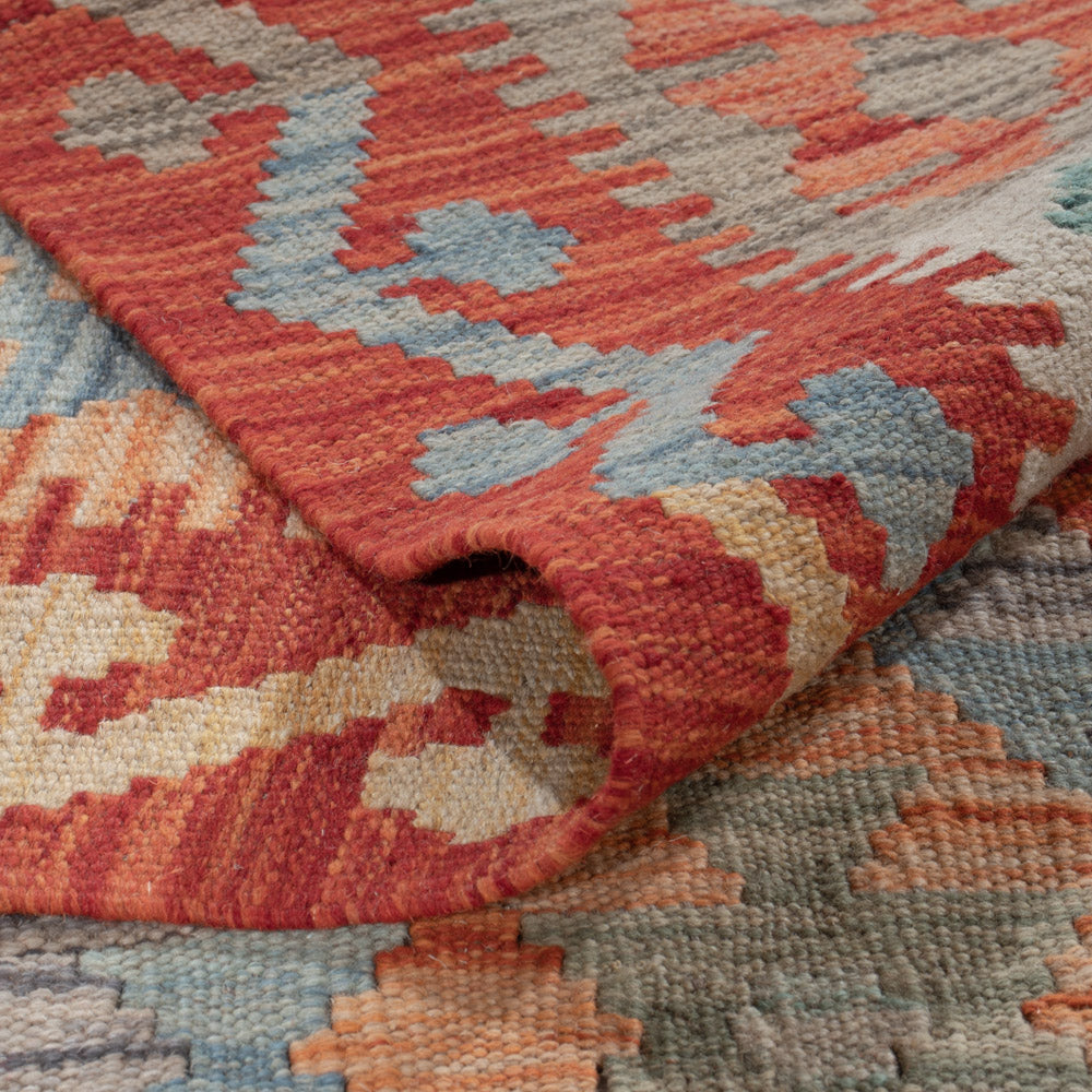 Kelim Teppich - Splash - 299 x 242 cm - mehrfarbig