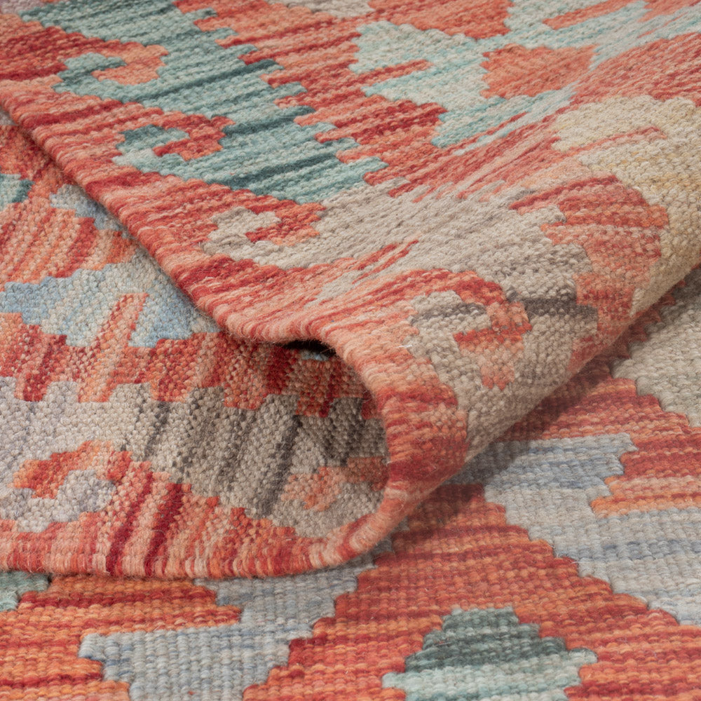 Kelim Teppich - Splash - 234 x 177 cm - mehrfarbig