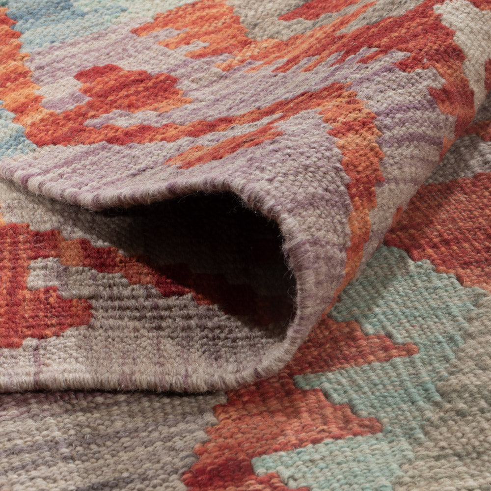 Kelim Teppich - Splash - 243 x 178 cm - mehrfarbig