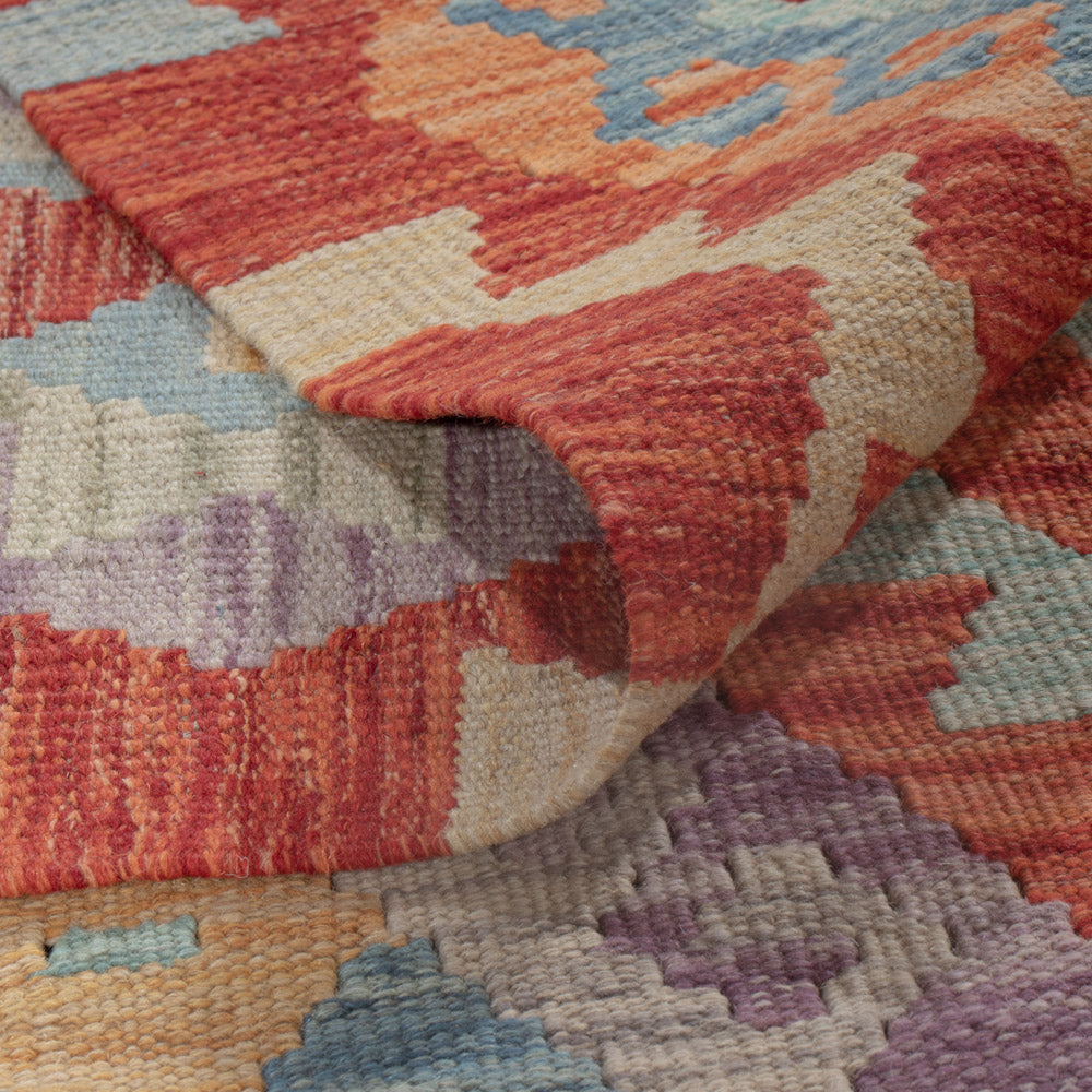 Kelim Teppich - Splash - 243 x 177 cm - mehrfarbig