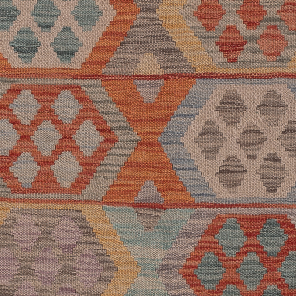 Kelim Teppich - Splash - 198 x 150 cm - mehrfarbig