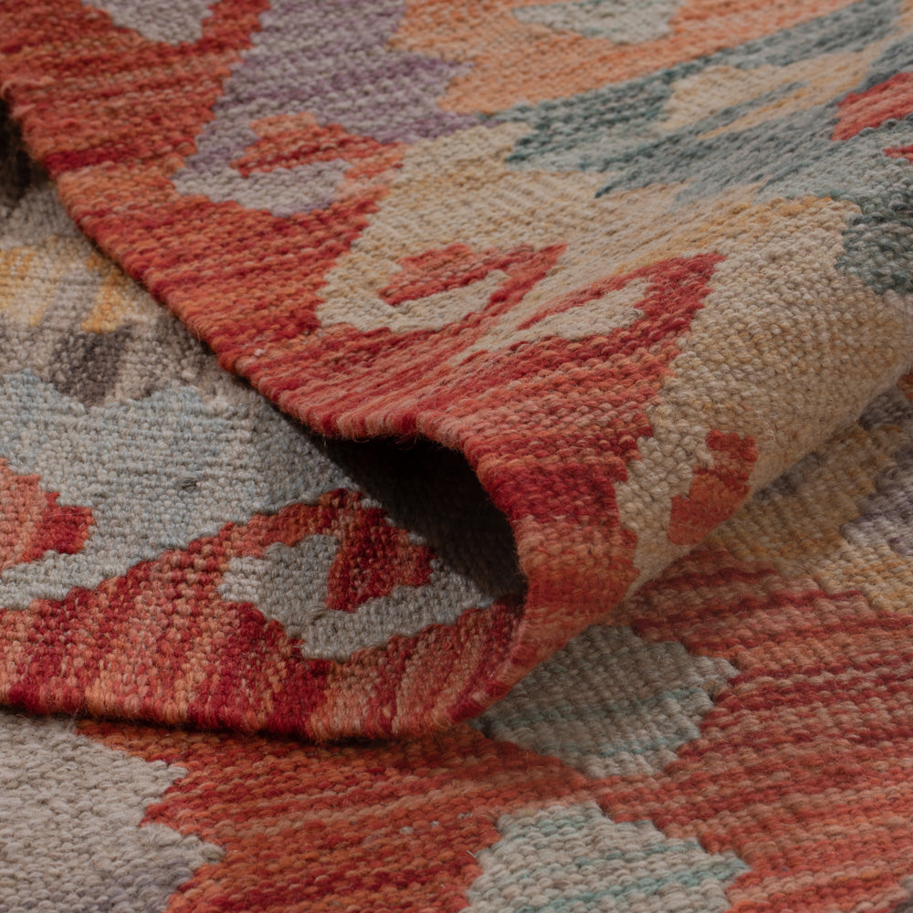 Kelim Teppich - Splash - 200 x 148 cm - mehrfarbig