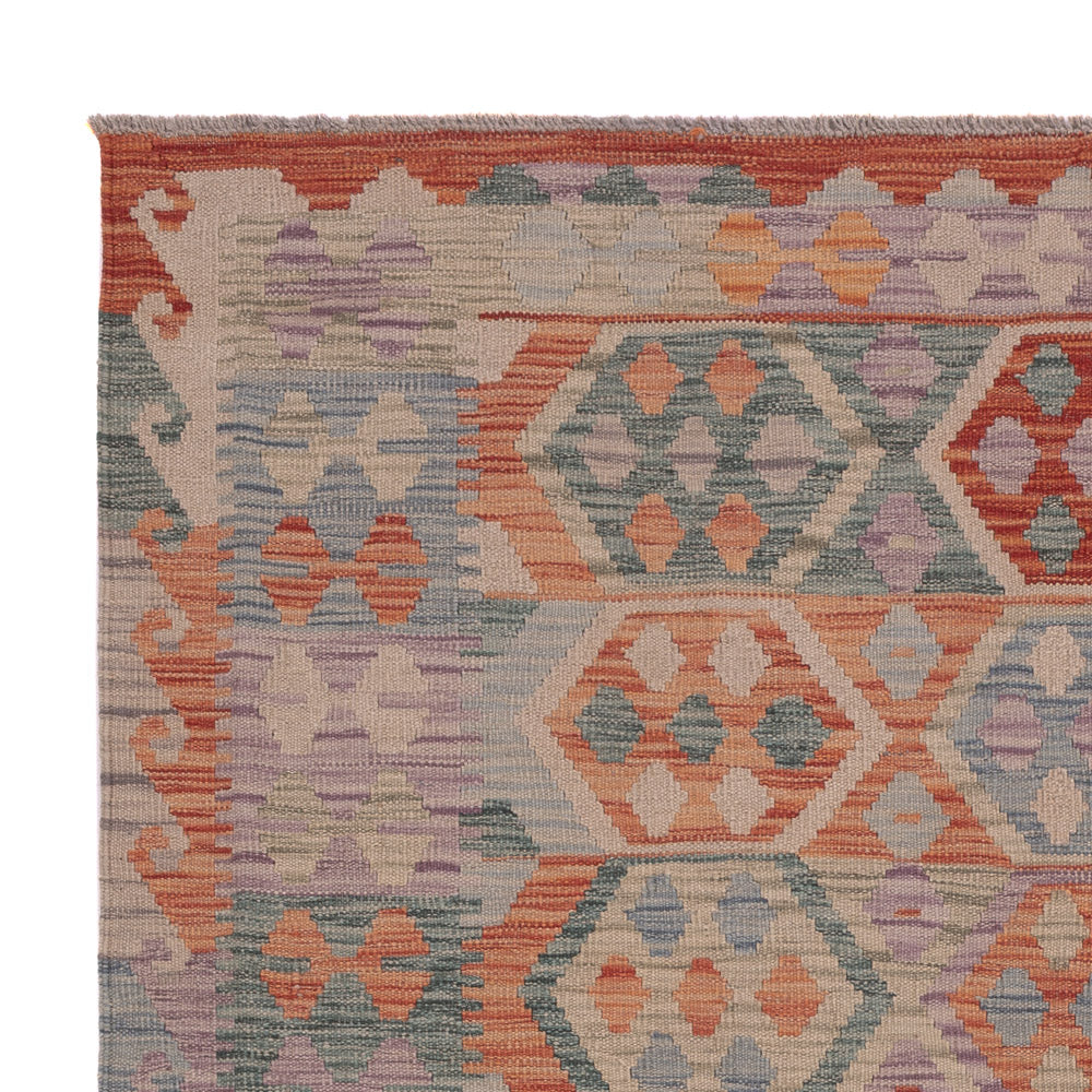 Kelim Teppich - Splash - 192 x 150 cm - mehrfarbig