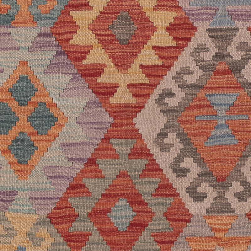 Kelim Teppich - Splash - 200 x 155 cm - mehrfarbig