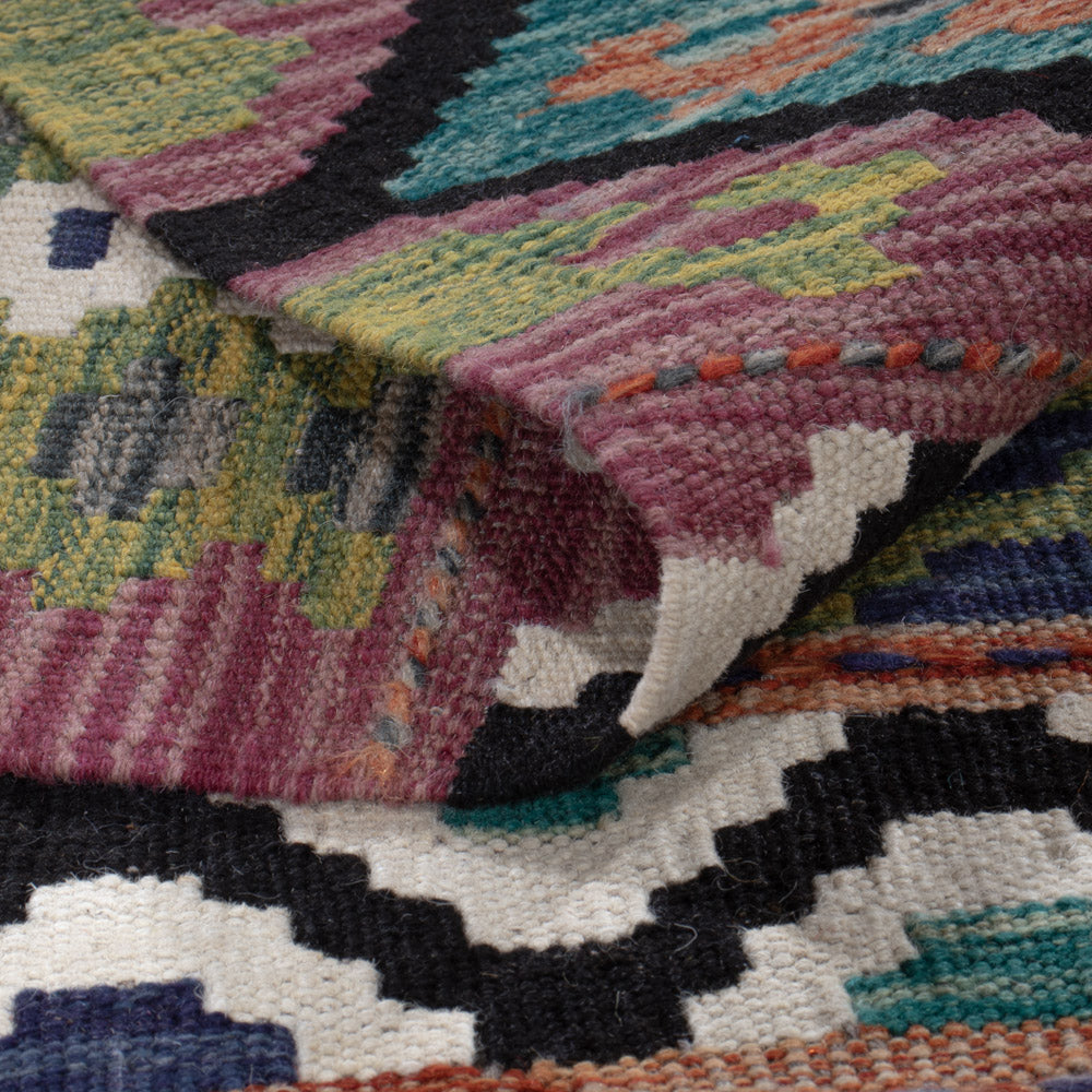 Kelim Teppich - Splash - 288 x 203 cm - mehrfarbig