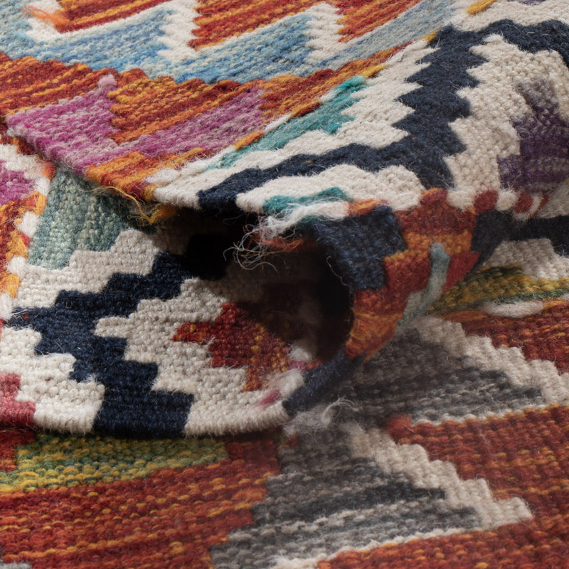 Kelim Teppich - Splash - 256 x 175 cm - mehrfarbig