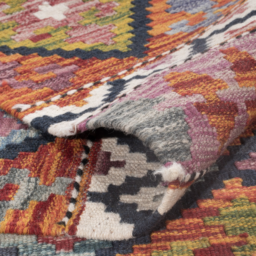 Kelim Teppich - Splash - 240 x 175 cm - mehrfarbig