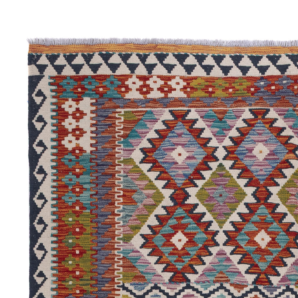 Kelim Teppich - Splash - 253 x 176 cm - mehrfarbig