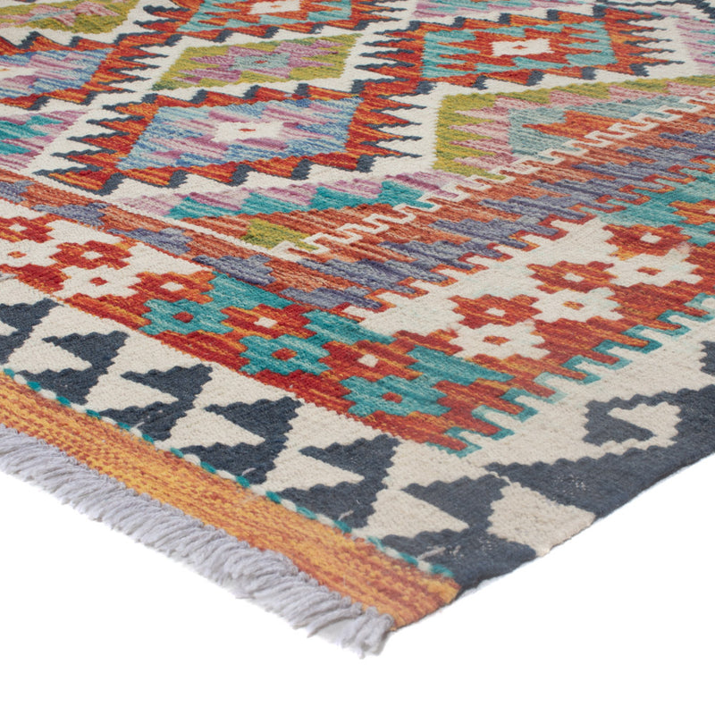 Kelim Teppich - Splash - 253 x 176 cm - mehrfarbig