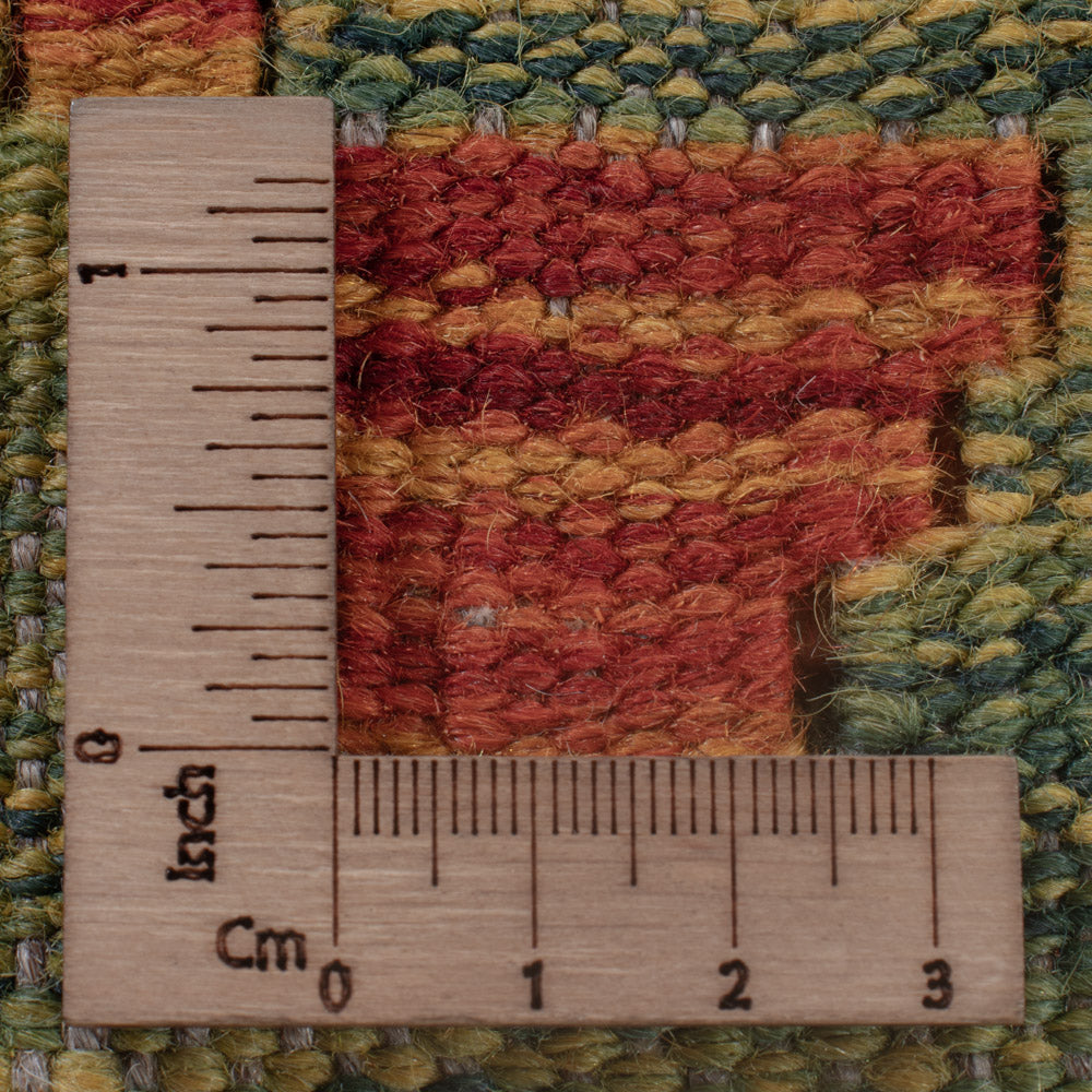 Kelim Teppich - Splash - 196 x 155 cm - mehrfarbig