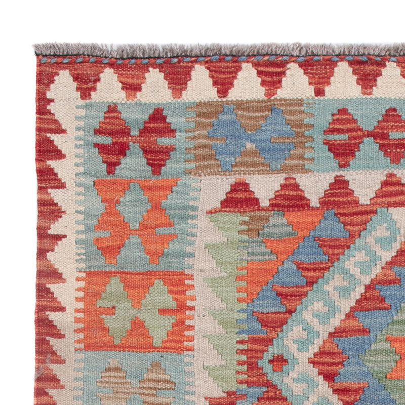 Kelim Teppich - Splash - 113 x 89 cm - mehrfarbig