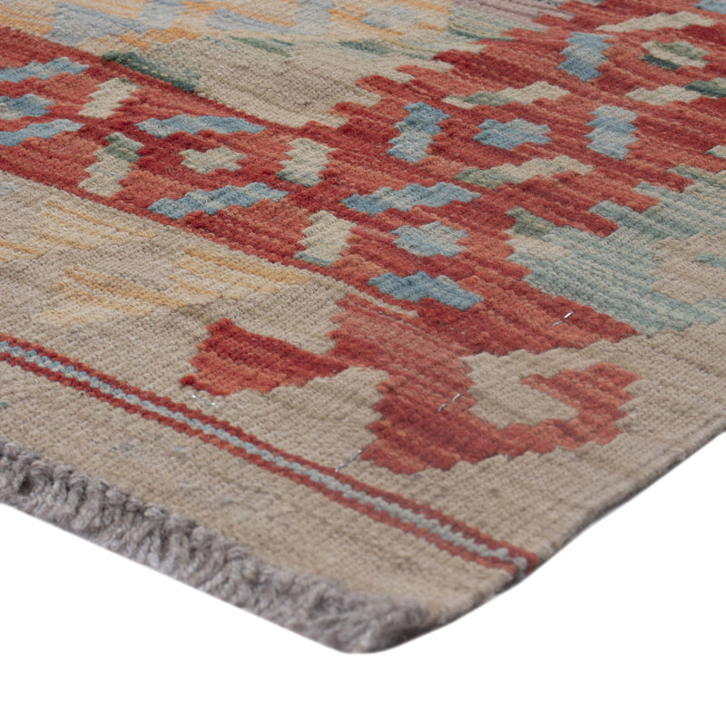 Kelim Teppich - Splash - 119 x 77 cm - mehrfarbig