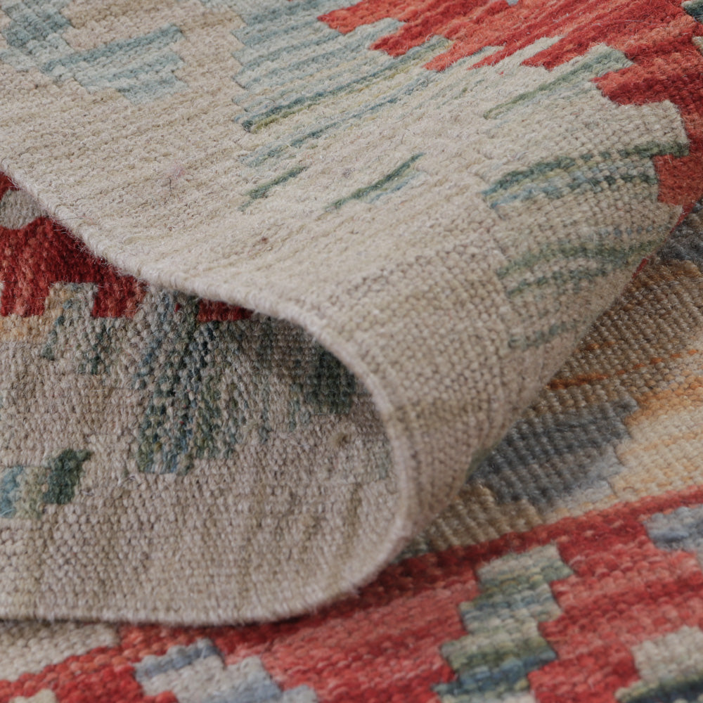 Kelim Teppich - Splash - 119 x 77 cm - mehrfarbig