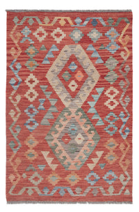 Kelim Teppich - Splash - 121 x 79 cm - mehrfarbig