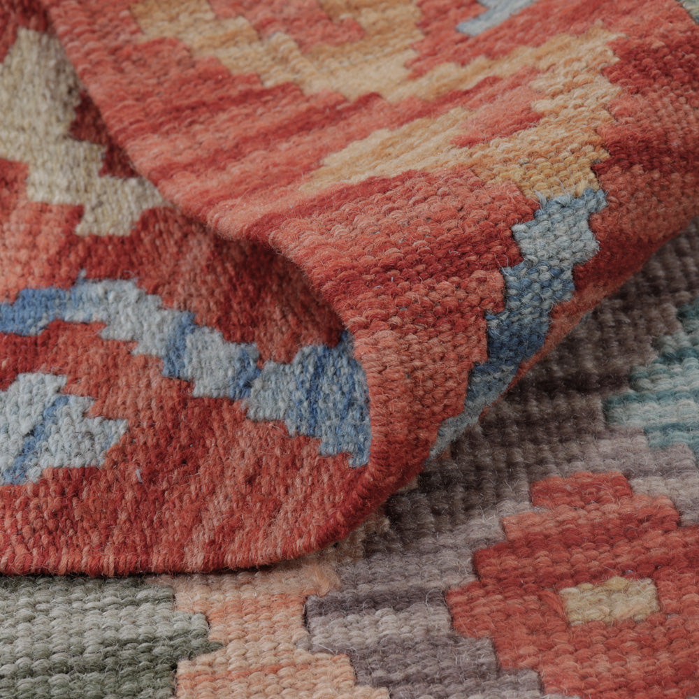 Kelim Teppich - Splash - 121 x 79 cm - mehrfarbig