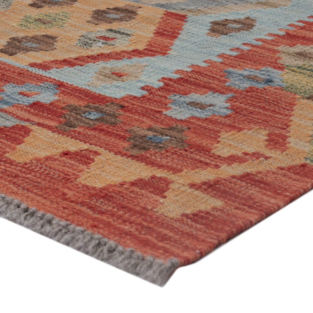 Kelim Teppich - Splash - 121 x 87 cm - mehrfarbig