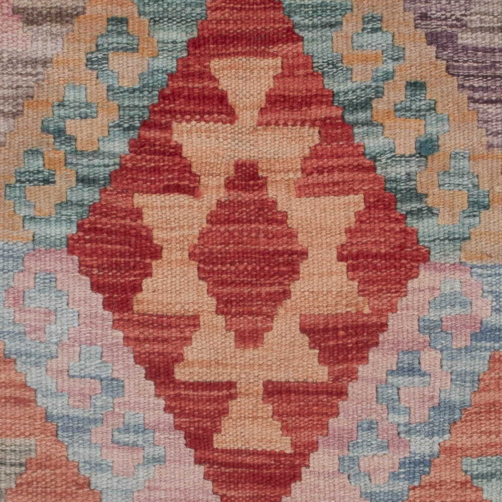 Kelim Teppich - Splash - 129 x 82 cm - mehrfarbig