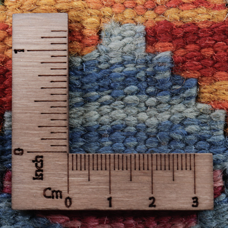 Kelim Teppich - Splash - 118 x 77 cm - mehrfarbig