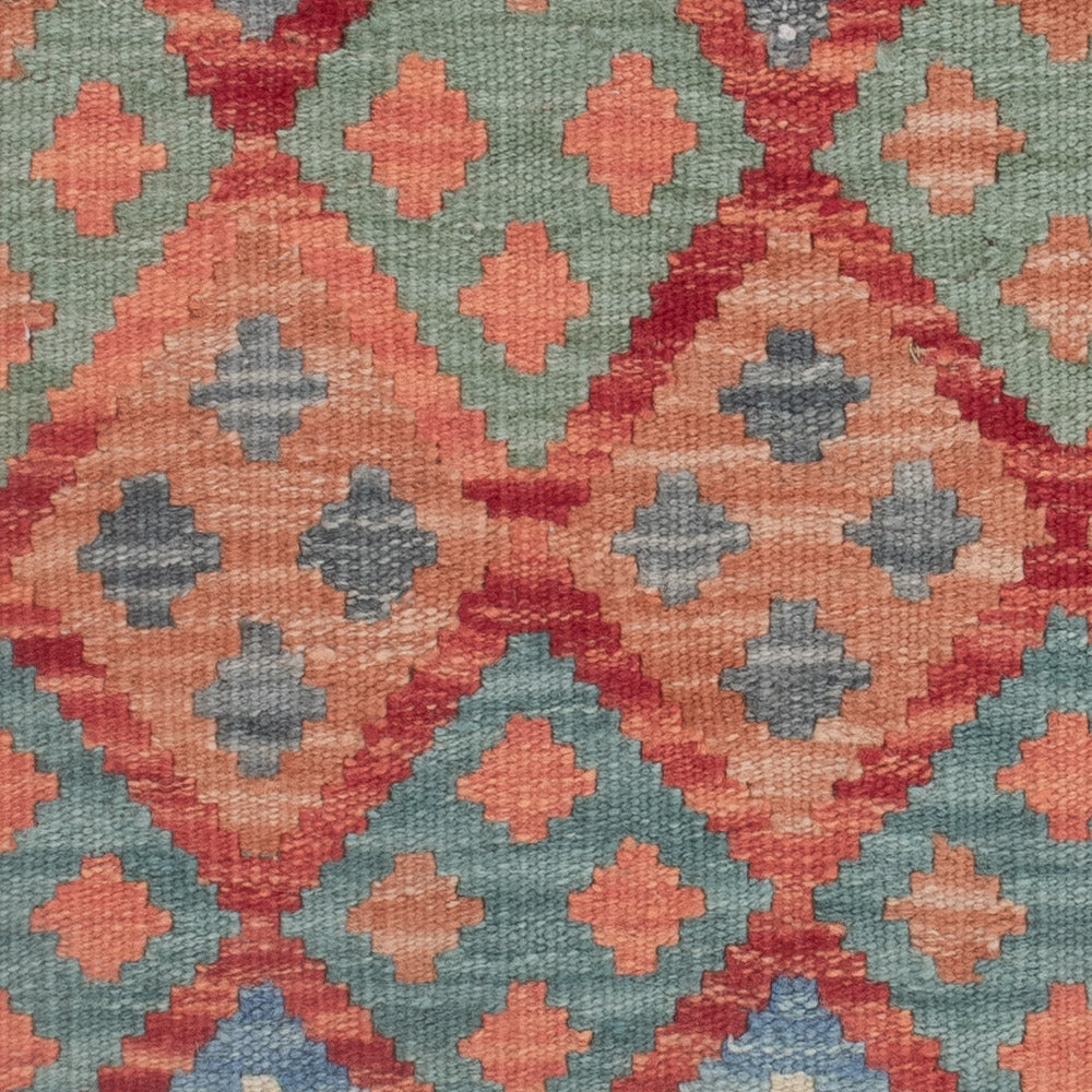 Kelim Teppich - Splash - 126 x 100 cm - mehrfarbig