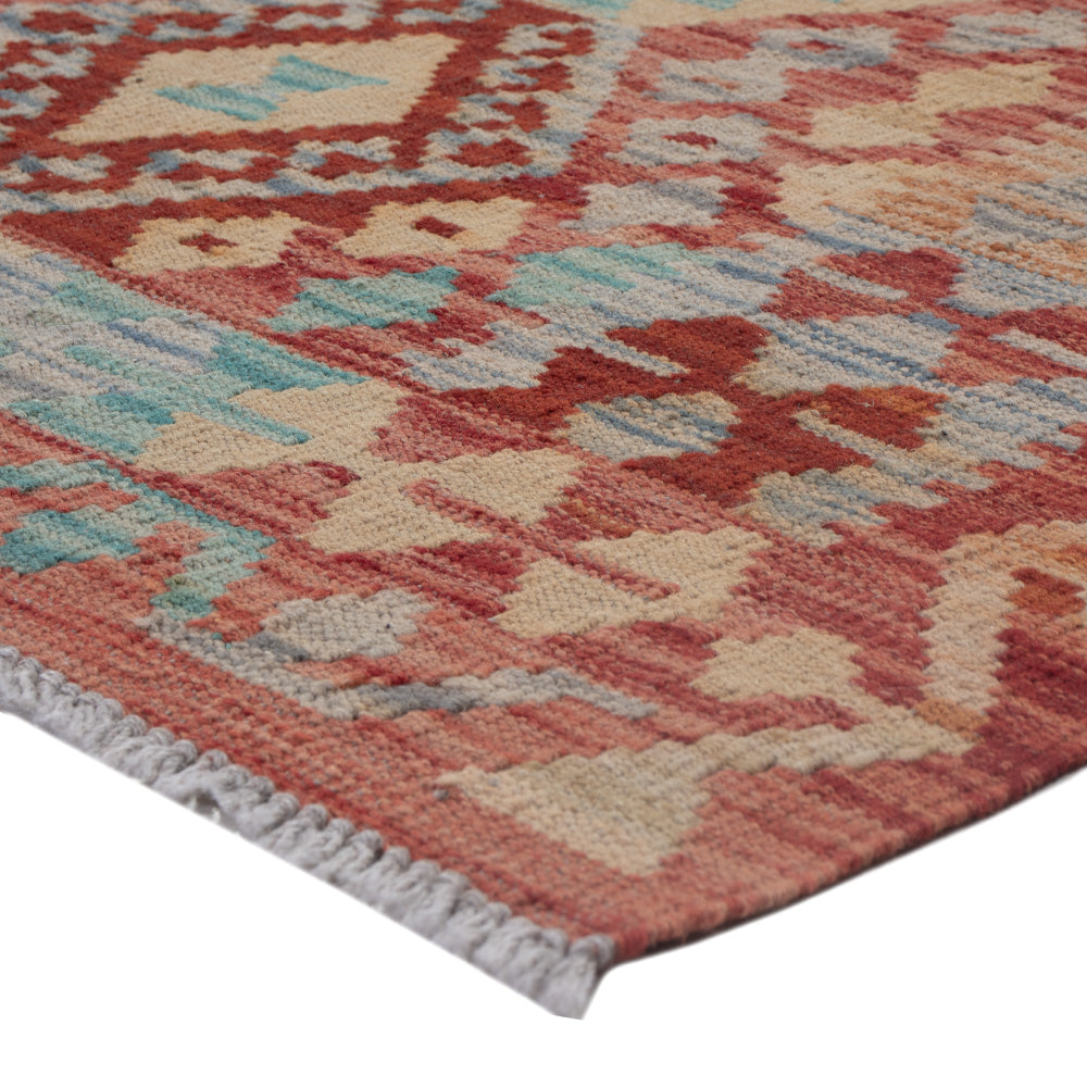 Kelim Teppich - Splash - 127 x 88 cm - mehrfarbig