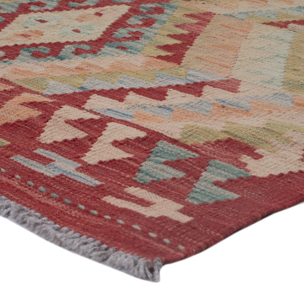 Kelim Teppich - Splash - 123 x 90 cm - mehrfarbig