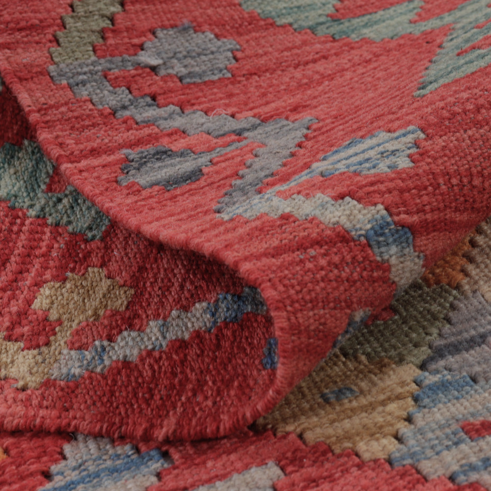 Kelim Teppich - Splash - 128 x 81 cm - mehrfarbig