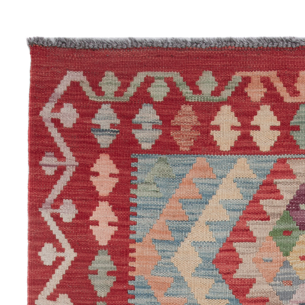 Kelim Teppich - Splash - 128 x 89 cm - mehrfarbig