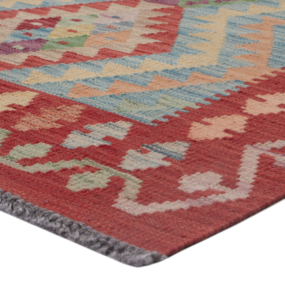 Kelim Teppich - Splash - 128 x 89 cm - mehrfarbig