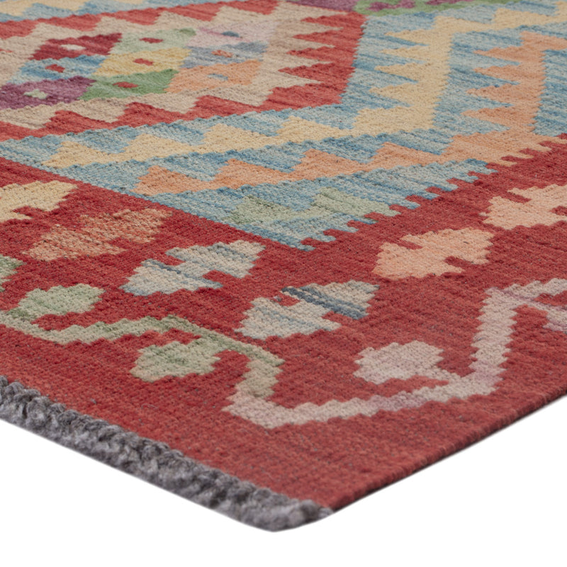 Kelim Teppich - Splash - 128 x 89 cm - mehrfarbig