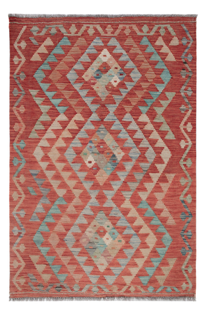 Kelim Teppich - Splash - 132 x 87 cm - mehrfarbig