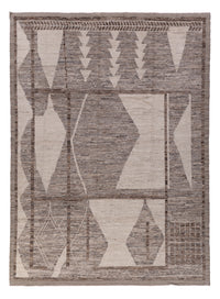 Berber Teppich - 349 x 253 cm - dunkelgrau