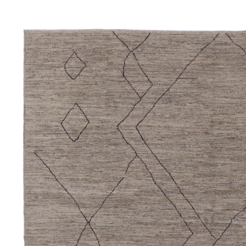 Berber Teppich - 347 x 256 cm - grau