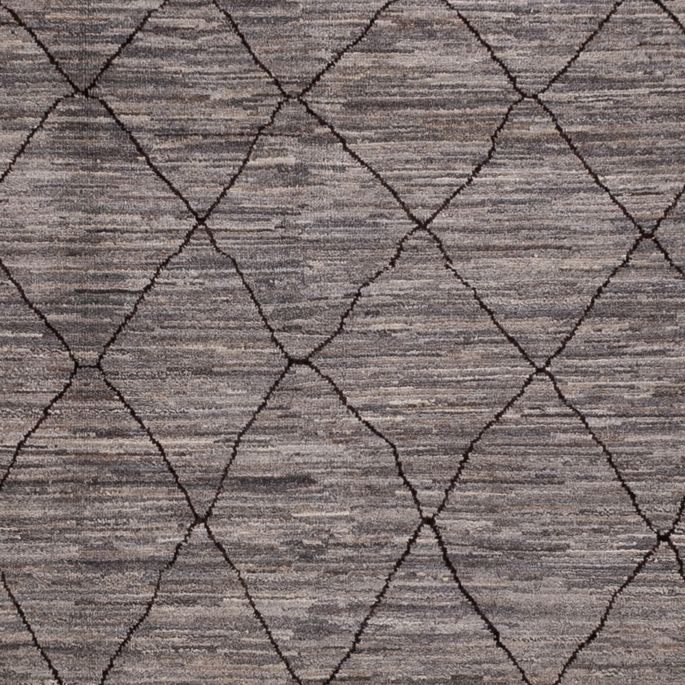 Berber Teppich - 344 x 256 cm - dunkelgrau