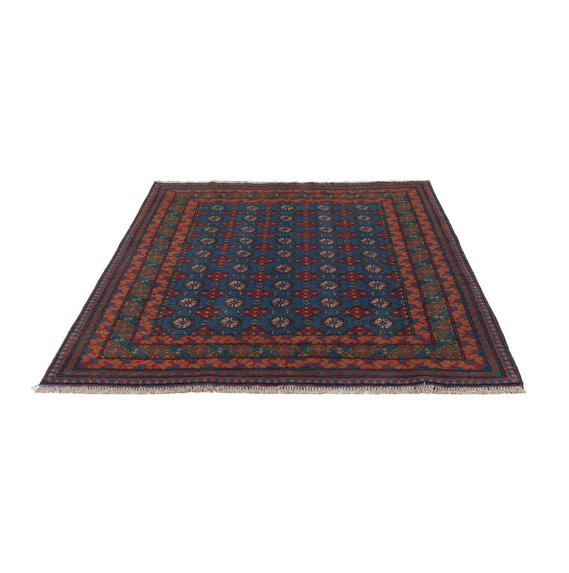 Afghan Teppich - Filpa - 201 x 150 cm - dunkelblau