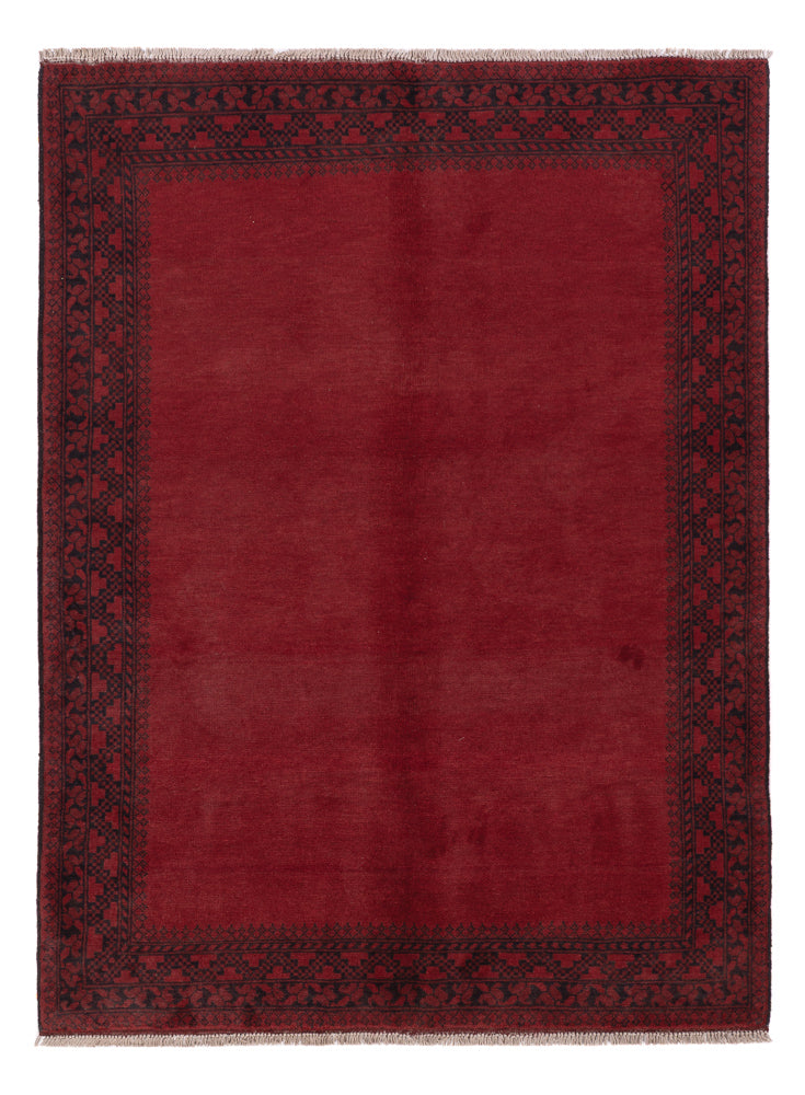 Afghan Teppich - Filpa - 195 x 147 cm - rot